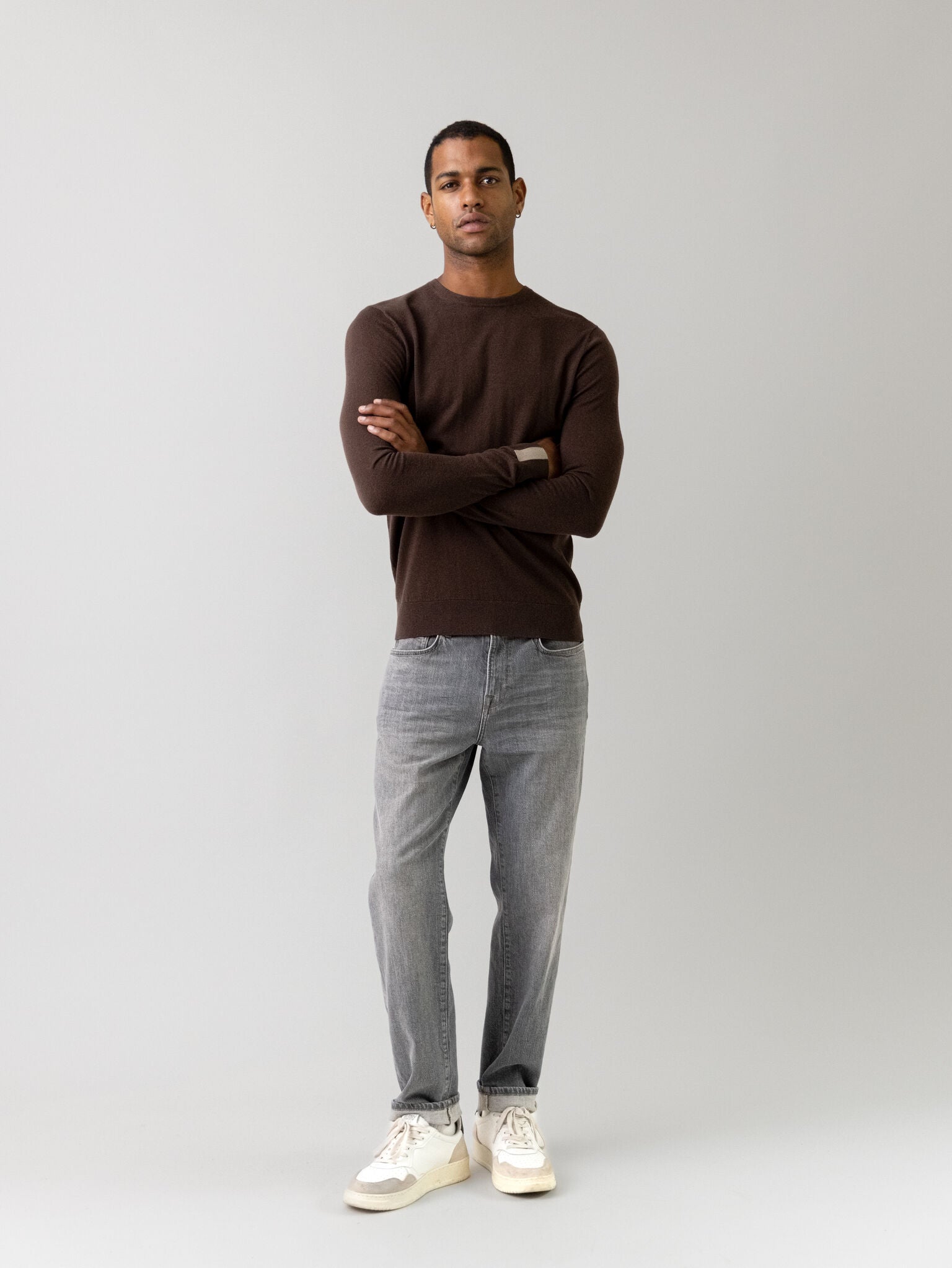 Modelshot / Grey Denim / Detail